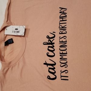 Peach t-shirt NWT